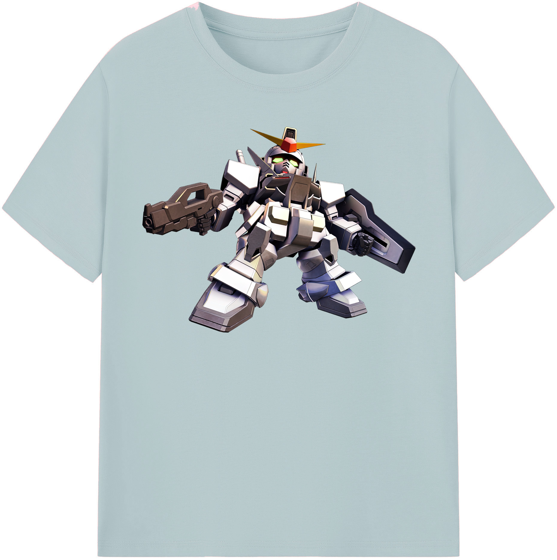 （画像用） 機動戦士ガンダム Mobile Suit Gundam 綿100％半袖Tシャツ（フロントプリント）